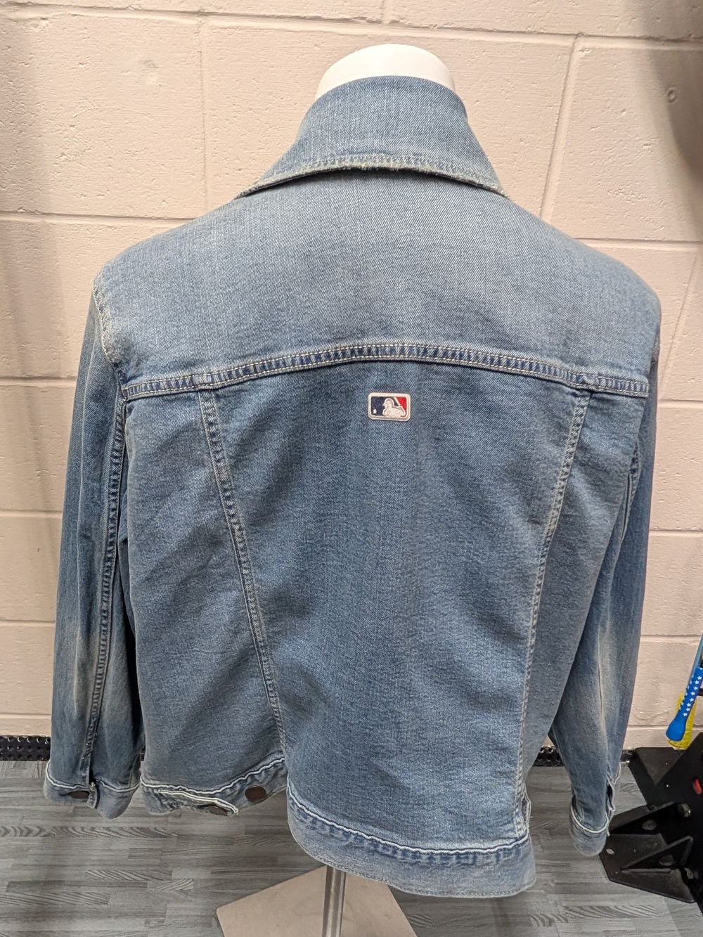 Baltimore Orioles Denim Jacket MLB Jean Coat Women 1X - Picture 3 of 7